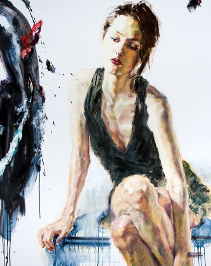 Time Passed - 60 x 48 inches, Oil and Acrylic on Canvas - SOLD