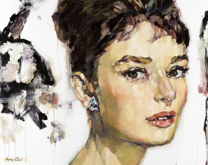 Audrey, So Special - 60 x 48 inches, Oil and Acrylic on Canvas - SOLD