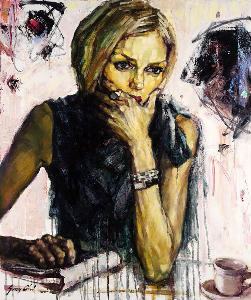 Serendipity - 48 x 40 inches, Oil and Acrylic on Canvas - SOLD